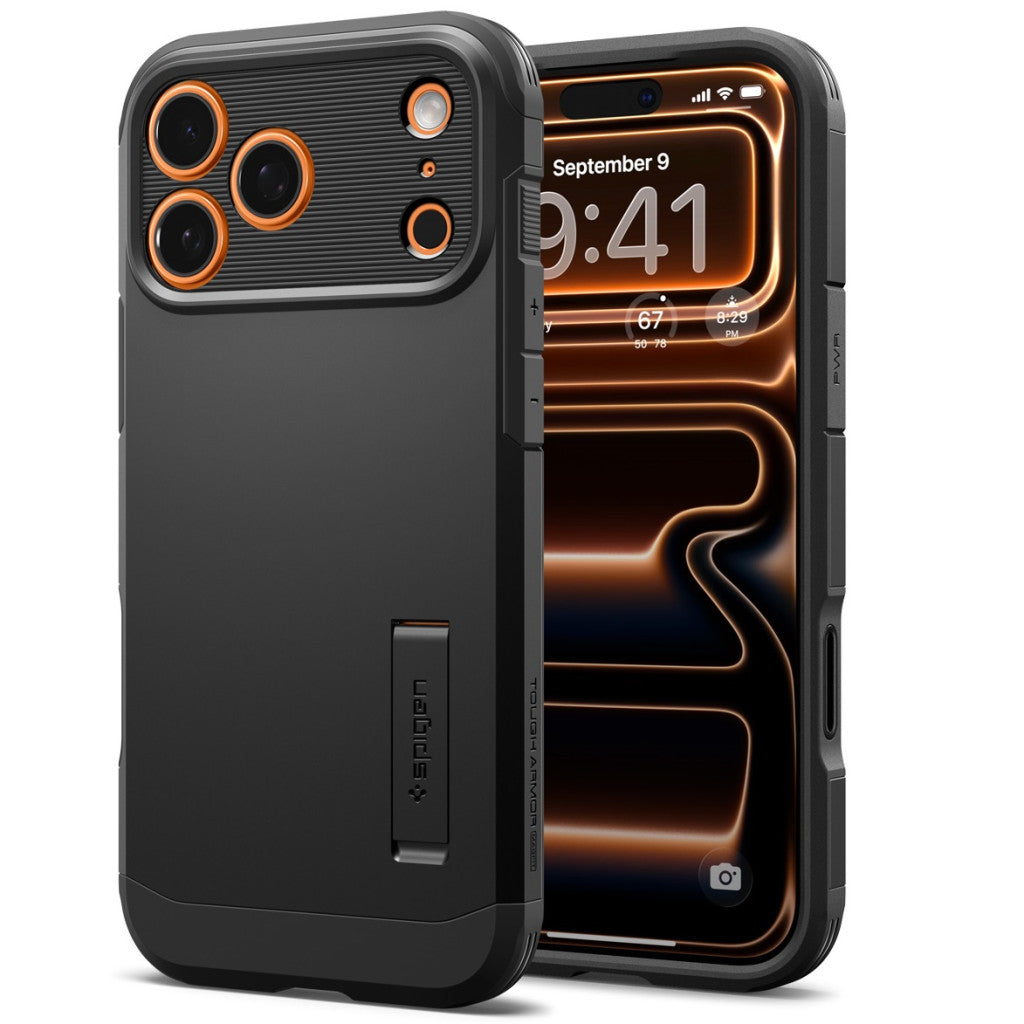 Spigen Tough Armor T MagFit Apple iPhone 17 Pro Max tok, MagSafe, fekete