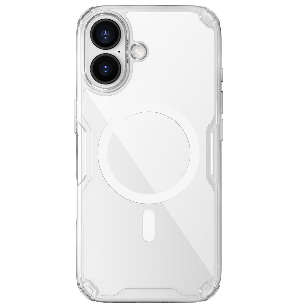Nillkin Nature Pro Apple iPhone 17 mágneses hátlap tok, átlátszó