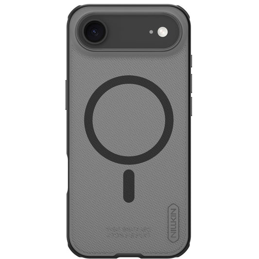 Nillkin Super Frosted PRO Apple iPhone Air (2025) mágneses műanyag hátlap tok, átlátszó-fekete