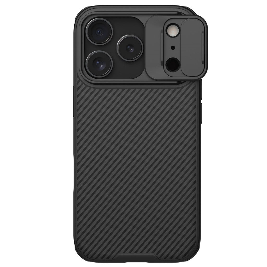 Nillkin CamShield Pro Magnetic Apple iPhone 17 Pro mágneses műanyag hátlap tok, fekete