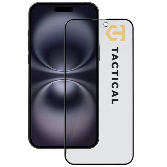 Tactical Glass Shield Privacy Stealth 5D Apple iPhone 15 Pro betekintésgátló kijelzővédő üvegfólia, fekete