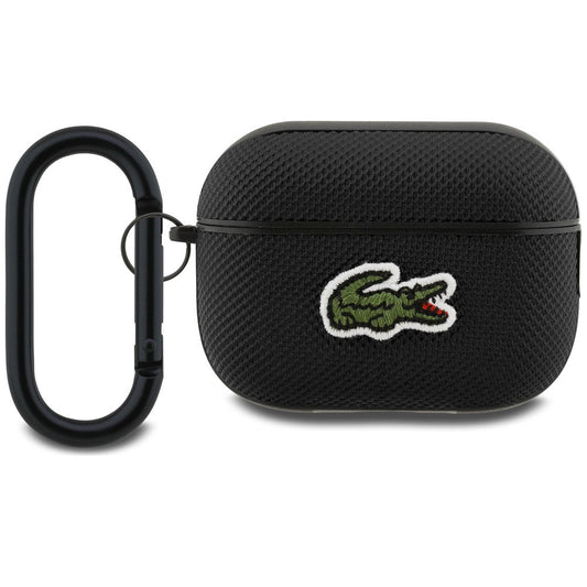 Lacoste Petit Pique Croc Logo Patch AirPods Pro 2 tok, fekete