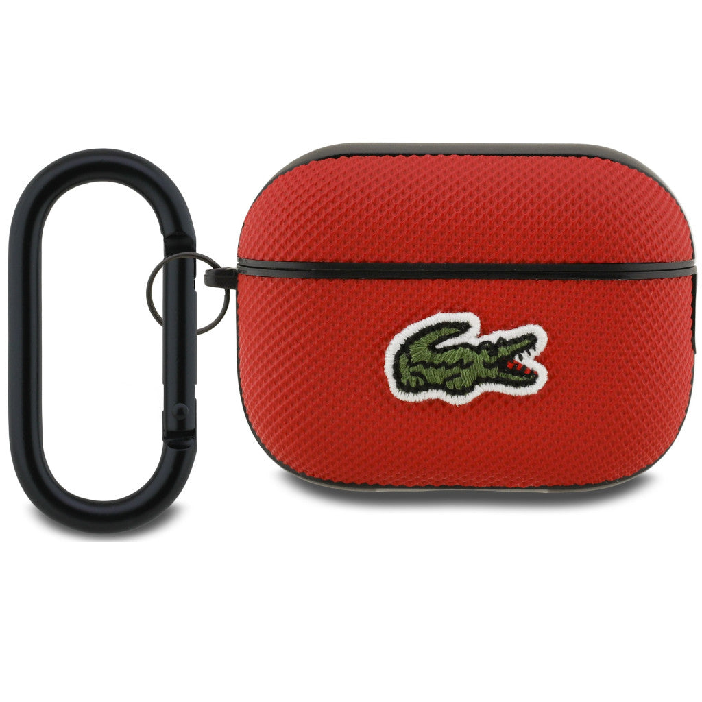 Lacoste Petit Pique Croc Logo Patch AirPods Pro 2 tok, piros