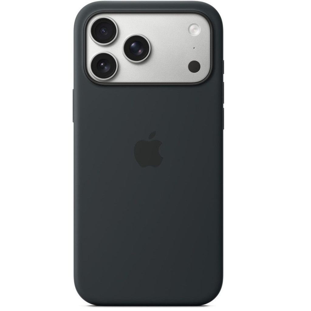 Apple iPhone 17 Pro gyári szilikon tok, MagSafe, fekete