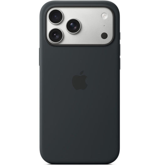 Apple iPhone 17 Pro gyári szilikon tok, MagSafe, fekete