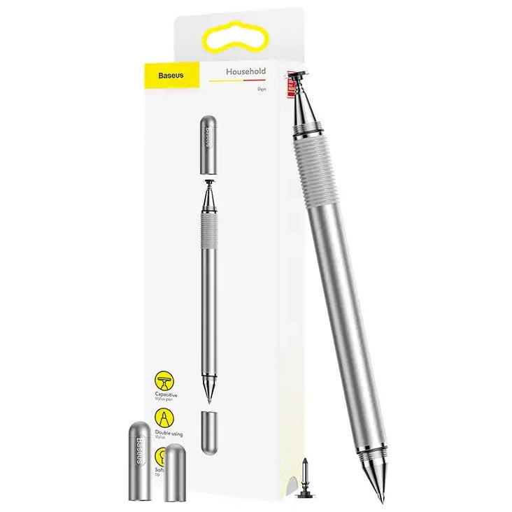 Baseus Golden Cudgel 2 az 1-ben érintőceruza, ezüst