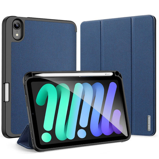 Dux Ducis Domo Apple iPad Mini 7 / 6 kihajtható tok pencil tartóval, kék