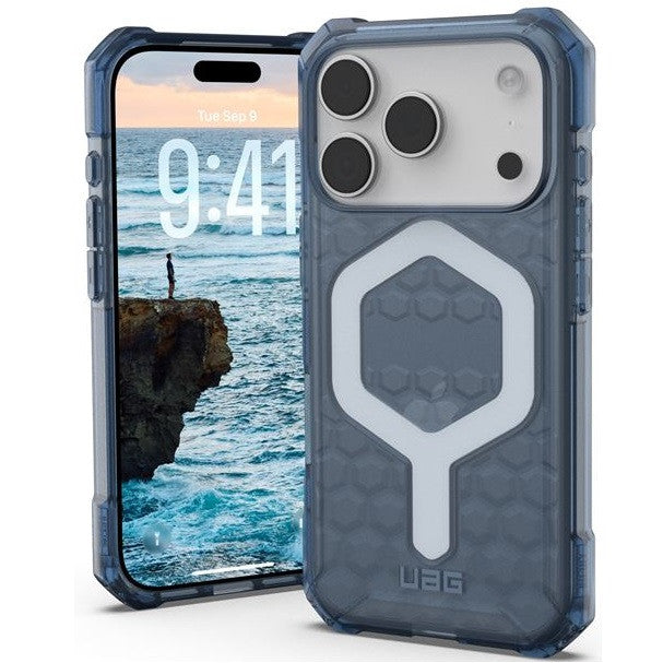 UAG Essential Armor Apple iPhone 17 Pro hátlap tok, MagSafe, cloud blue
