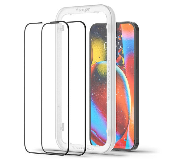 Spigen AlignMaster Glas.tR Apple iPhone 14 Plus / 13 Pro Max Tempered kijelzővédő fólia (2db) -  iPhone 13 Pro Max/14 Plus fólia a Domshop kínálatából