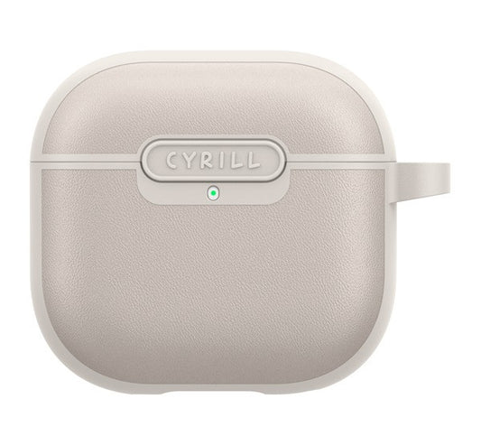 Spigen Cyrill Kajuk AirPods 4 tok, Cream, szürke-bézs -  AirPods 4 tok a Domshop kínálatából