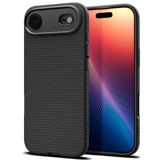 Spigen Liquid Air Apple iPhone Air (2025) tok, Matte Black, fekete -  iPhone 17 Air tok a Domshop kínálatából