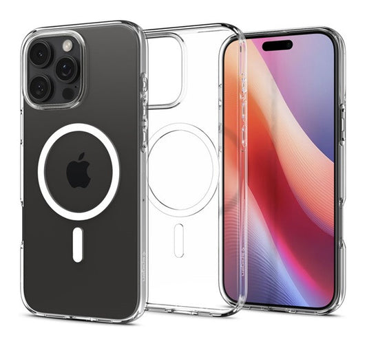 Spigen Liquid Crystal MagFit Apple iPhone 16 Pro tok, MagSafe, Crystal Clear, átlátszó -  iPhone 16 Pro tok a Domshop kínálatából