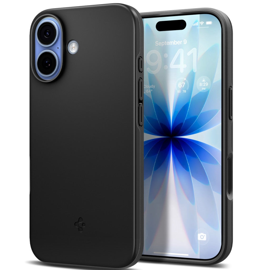 Spigen Thin Fit MagFit Apple iPhone 17 tok, Black, fekete -  iPhone 17 tok a Domshop kínálatából