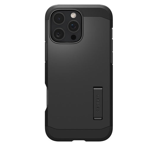 Spigen Tough Armor MagFit iPhone 16 Pro tok, MagSafe, fekete ACS08146 -  iPhone 16 Pro tok a Domshop kínálatából