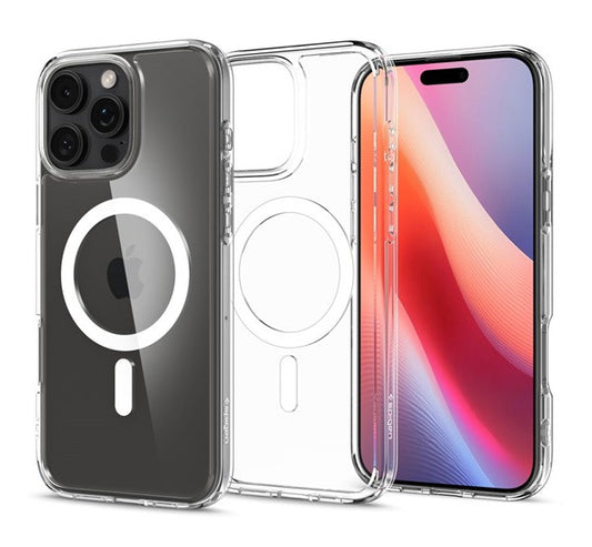 Spigen Ultra Hybrid MagFit Apple iPhone 16 Pro Max tok, MagSafe, fehér -  iPhone 16 Pro Max tok a Domshop kínálatából