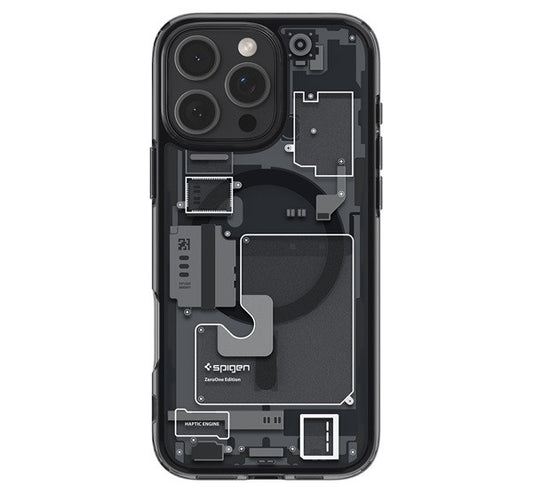 Spigen Ultra Hybrid MagFit Apple iPhone 16 Pro Max tok, Zero One, fekete ACS08004 -  iPhone 16 Pro Max tok a Domshop kínálatából