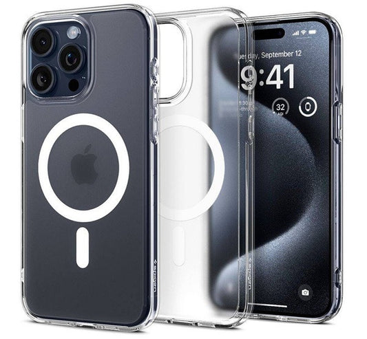 Spigen Ultra Hybrid MagFit Apple iPhone 16 Pro tok, MagSafe, Frost Clear, átlátszó -  iPhone 16 Pro tok a Domshop kínálatából