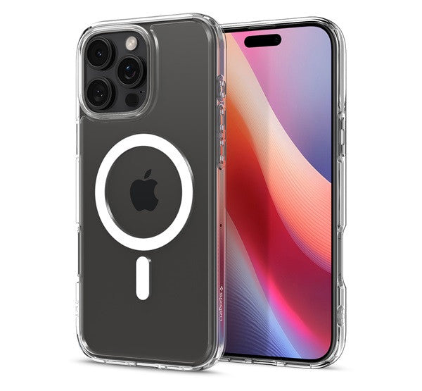 Spigen Ultra Hybrid MagFit iPhone 16 Pro tok, MagSafe, fehér ACS08129 -  iPhone 16 Pro tok a Domshop kínálatából