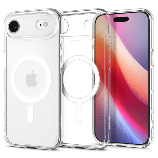 Spigen Ultra Hybrid Magfit Apple iPhone Air (2025) tok, MagSafe, Clear White, fehér -  iPhone 17 Air tok a Domshop kínálatából