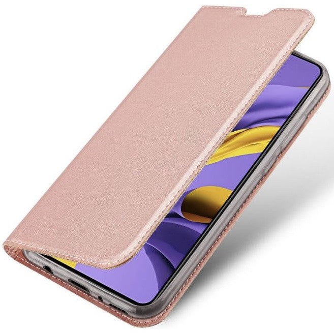 Apple iPhone 15 Pro Max, Oldalra nyíló tok, stand, Dux Ducis, vörösarany – iPhone 15 Pro Max tok a Dux Ducis kínálatából | Domshop
