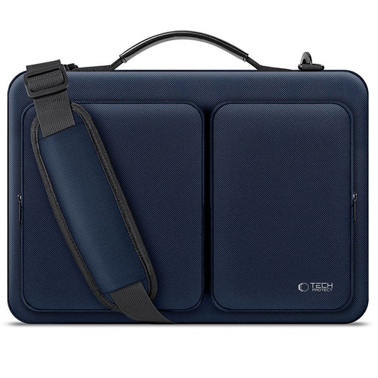 Laptop táska, 13 - 14" készülékhez, vállpánttal, TP Defender Bag, sötétkék – 12-14" laptop táskák a Tech Protect kínálatából | Domshop