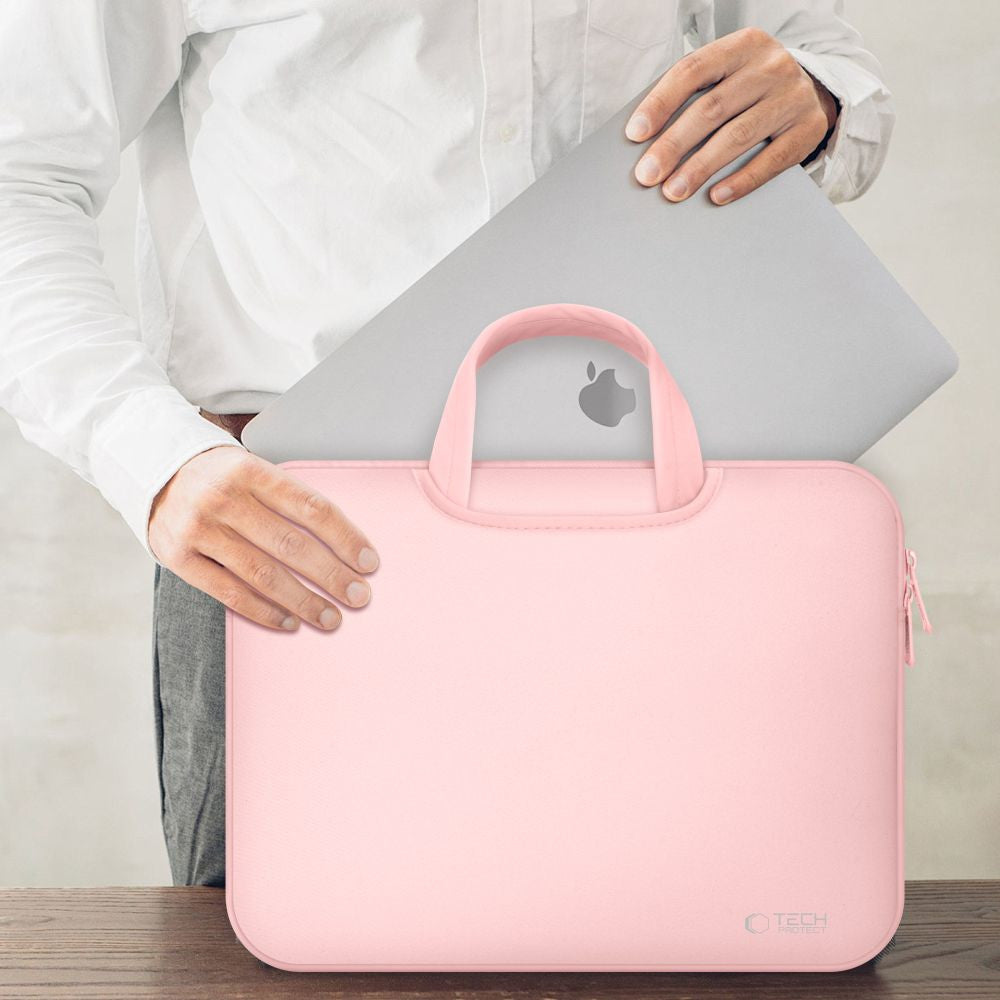 Laptop táska, 15 - 16" készülékhez, TP NeoPren, rózsaszín – 15-16" laptop táskák a Tech Protect kínálatából | Domshop