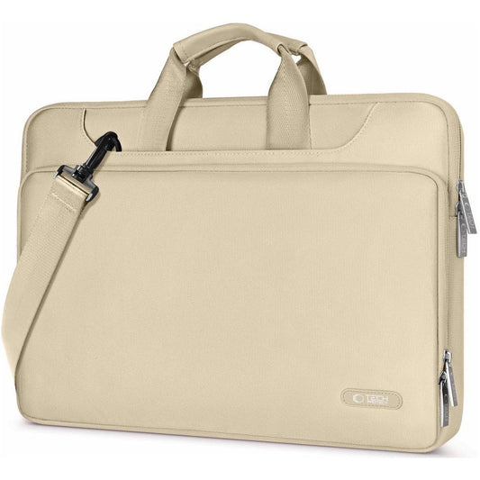 Laptop táska, 15 - 16" készülékhez, vállpánttal, TP Pocket Bag, bézs – 15-16" laptop táskák a Tech Protect kínálatából | Domshop