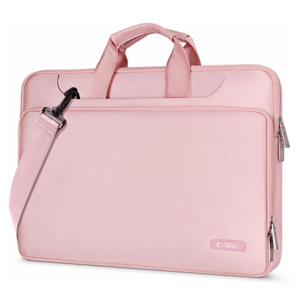 Laptop táska, 15 - 16" készülékhez, vállpánttal, TP Pocket Bag, rózsaszín – 15-16" laptop táskák a Tech Protect kínálatából | Domshop