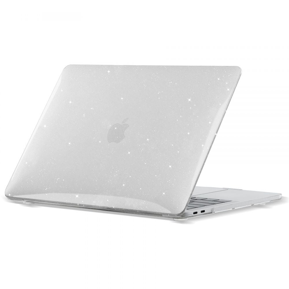 Apple MacBook Air 13 (2018 / 2019 / 2020), Műanyag hátlap védőtok, csillogó, Tech Protect SmartShell, átlátszó – MacBook Air 13" tok a Tech Protect kínálatából | Domshop