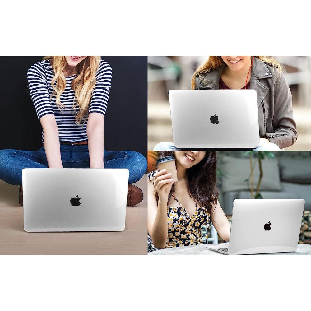 Apple MacBook Air 13 (2022 / 2023 / 2024), Műanyag hátlap védőtok, matt, Tech Protect SmartShell, átlátszó – MacBook Air 13" tok a Tech Protect kínálatából | Domshop