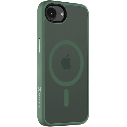 Apple iPhone 16e, Műanyag hátlap védőtok + szilikon keret, közepesen ütésálló, Magsafe kompatibilis, Tactical MagForce Hyperstealth, áttetsző/zöld – iPhone 16e tok a Tactical kínálatából | Domshop