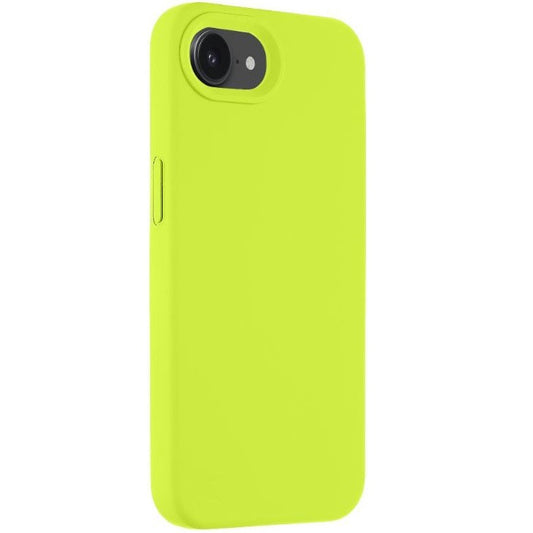 Apple iPhone 16e, Szilikon tok, mikrofiber plüss belső, Magsafe kompatibilis, Tactical MagForce Velvet Smoothie, világoszöld – iPhone 16e tok a Tactical kínálatából | Domshop