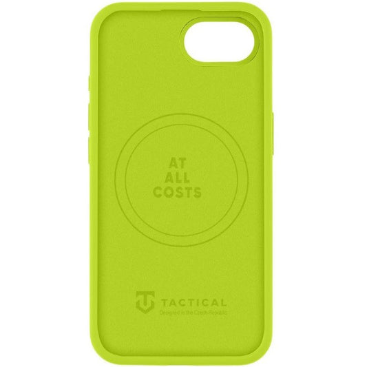Apple iPhone 16e, Szilikon tok, mikrofiber plüss belső, Magsafe kompatibilis, Tactical MagForce Velvet Smoothie, világoszöld – iPhone 16e tok a Tactical kínálatából | Domshop