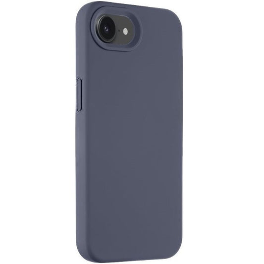 Apple iPhone 16e, Szilikon tok, mikrofiber plüss belső, Magsafe kompatibilis, Tactical MagForce Velvet Smoothie, bazooka-szürke – iPhone 16e tok a Tactical kínálatából | Domshop