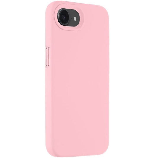 Apple iPhone 16e, Szilikon tok, mikrofiber plüss belső, Magsafe kompatibilis, Tactical MagForce Velvet Smoothie, rózsaszín – iPhone 16e tok a Tactical kínálatából | Domshop