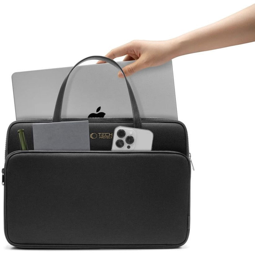 Laptop táska, 13 - 14" készülékhez, TP Basic Carrying Bag, fekete – 12-14" laptop táskák a Tech Protect kínálatából | Domshop