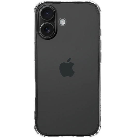 Apple iPhone 17, Szilikon tok, légpárnás sarok, Tactical TPU Plyo, átlátszó