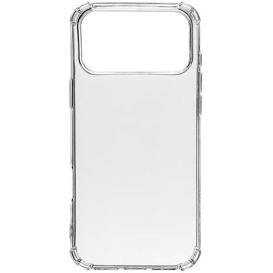 Apple iPhone 17 Pro Max, Szilikon tok, légpárnás sarok, Tactical TPU Plyo, átlátszó