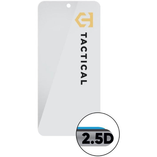 Apple iPhone Air (2025), Kijelzővédő fólia, ütésálló fólia (az íves részre NEM hajlik rá!), Tempered Glass (edzett üveg), Tactical Glass Shield 2.5D, Clear