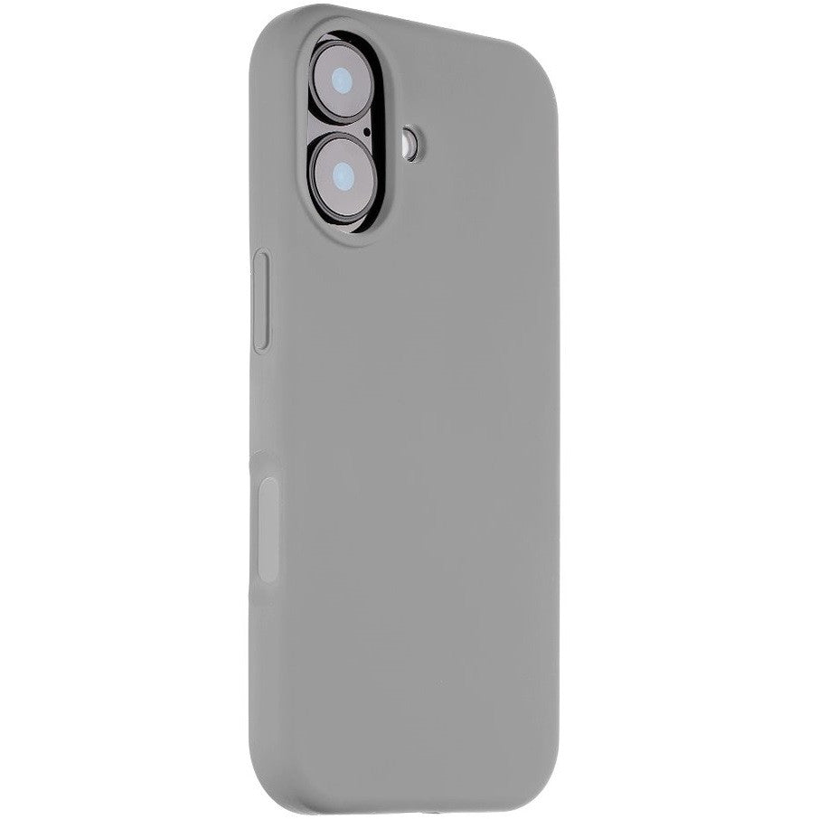 Apple iPhone 17, Szilikon tok, mikrofiber plüss belső, Magsafe kompatibilis, Tactical MagForce Velvet Smoothie, világosszürke