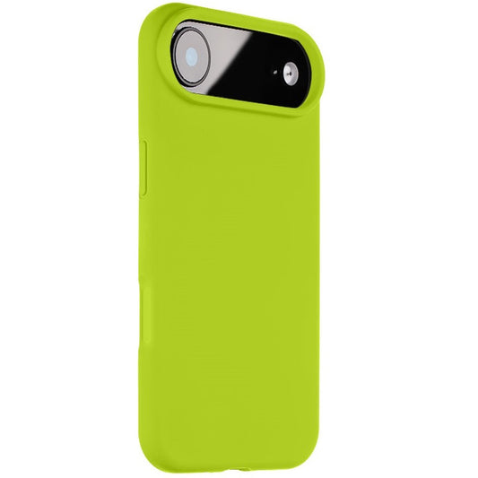 Apple iPhone Air (2025), Szilikon tok, mikrofiber plüss belső, Magsafe kompatibilis, Tactical MagForce Velvet Smoothie, világoszöld