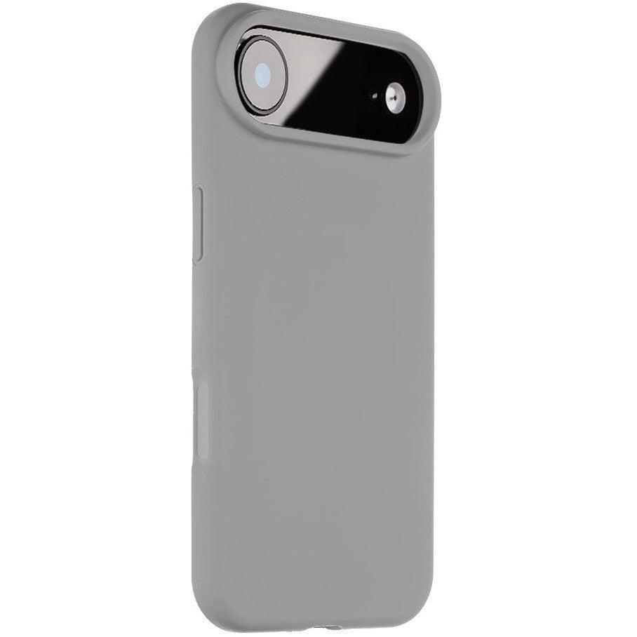 Apple iPhone Air (2025), Szilikon tok, mikrofiber plüss belső, Magsafe kompatibilis, Tactical MagForce Velvet Smoothie, világosszürke