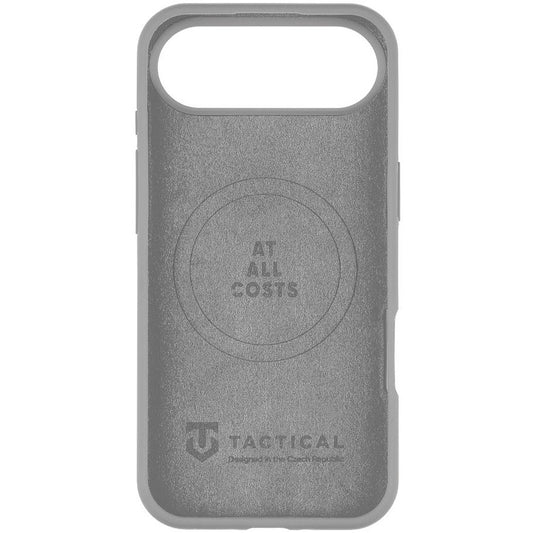 Apple iPhone Air (2025), Szilikon tok, mikrofiber plüss belső, Magsafe kompatibilis, Tactical MagForce Velvet Smoothie, világosszürke