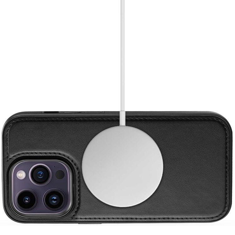 Apple iPhone 16 Pro Max, Oldalra nyíló tok, stand, mágnes csattal, kivehető tokkal, Magsafe töltővel kompatibilis, TP Wallett Magsafe, fekete – iPhone 16 Pro Max tok a Tech Protect kínálatából | Domshop