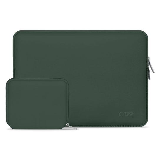 Laptop táska, 13 - 14" készülékhez, TP NeoSlim, sötétzöld – 12-14" laptop táskák a Tech Protect kínálatából | Domshop