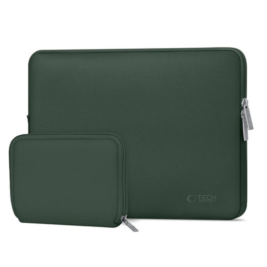 Laptop táska, 13 - 14" készülékhez, TP NeoSlim, sötétzöld – 12-14" laptop táskák a Tech Protect kínálatából | Domshop
