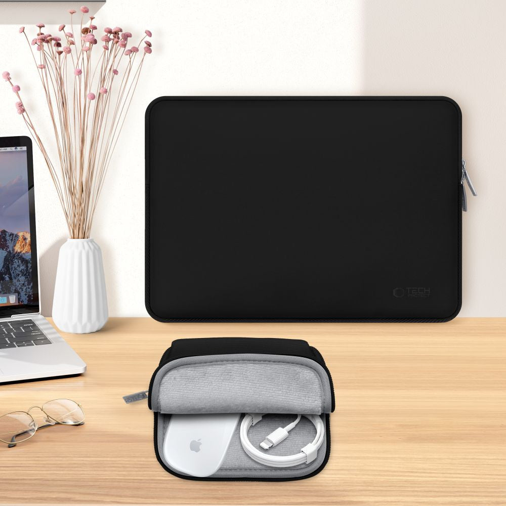Laptop táska, 15 - 16" készülékhez, TP NeoSlim, fekete – 15-16" laptop táskák a Tech Protect kínálatából | Domshop