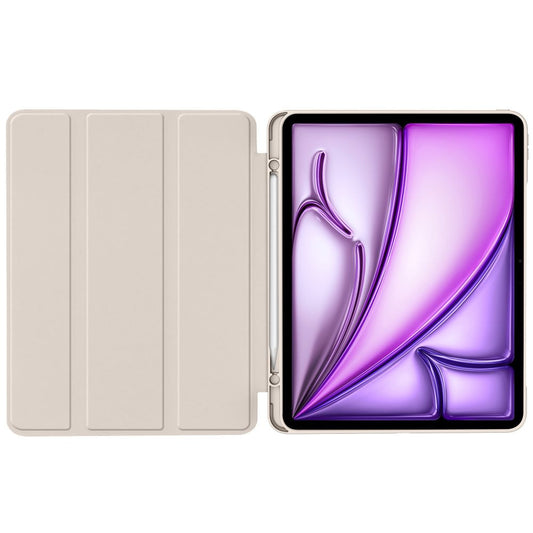 Apple iPad Air 13 (2024 / 2025), mappa tok, közepesen ütésálló, érintőceruza tartó, érintőceruza nélkül, Smart Case, TP SC Pen Holder, bézs – iPad Air 13" (2024/2025) tok a Tech Protect kínálatából | Domshop