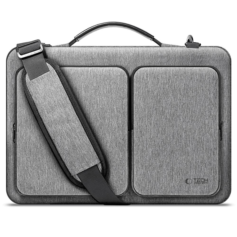 Laptop táska, 15 - 16" készülékhez, vállpánttal, TP Defender Bag, szürke – 15-16" laptop táskák a Tech Protect kínálatából | Domshop