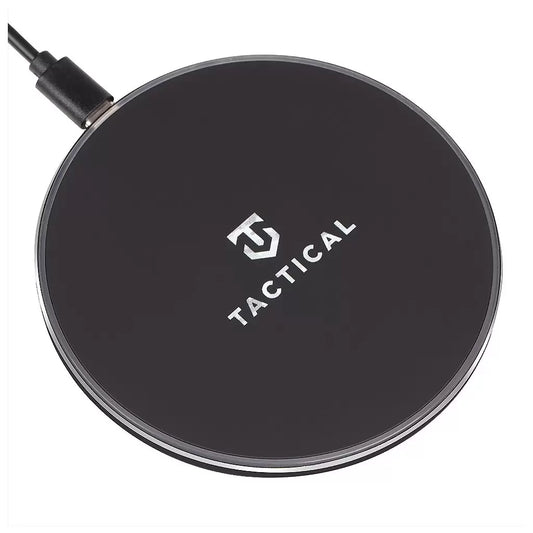 Tactical Fekete Qi vezeték nélküli töltő 15W 1185960 -  Vezeték nélküli töltő a Domshop kínálatából